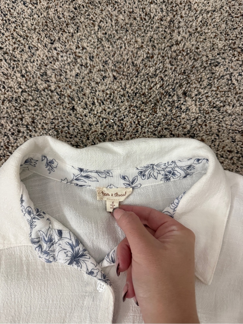 Hem & Thread Shirt - Picture 2 of 3